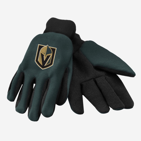NHL Officially Licensed Vegas Golden Knights Gloves Unisex New - Picture 1 of 6